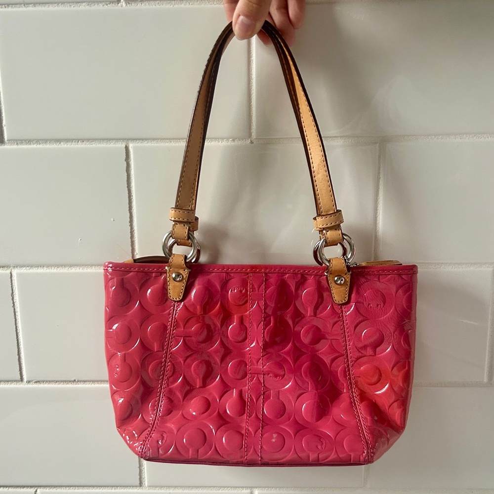 Pink Coach Purse